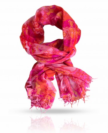 Палантин Женский W-GEOMETRIC/RED